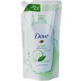Dove Moisturizing Skin Cleansing Dove Go Fresh Hand Soap Cucumber & Green Tea Refill 500ml