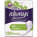 With Wings Incontinence Protection Always discreet incontinence pads small 20