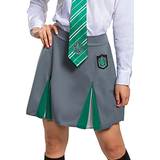 Disguise Adult Harry Potter Slytherin Skirt Black/Green/Gray