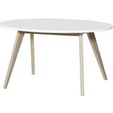 Oliver Furniture Kids Wood Pingpong Table in White & Oak