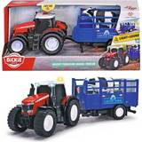 Sound Tractors Dickie Toys Massey Ferguson Animal Trailer, Modellauto