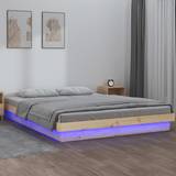 vidaXL LED Bed Frame 6FT Super King