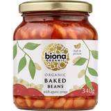 Biona Organic Baked Beans In Tomato Sauce Jar 350g
