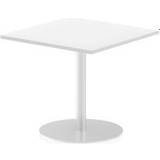 White Small Tables Impulse Dynamic 800mm Poseur Square Small Table