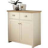 Wood Cabinets GFW Lancaster Cream/Oak Sideboard 79x81cm