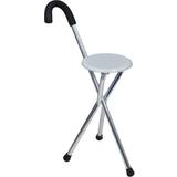 Grey Outdoor Stools Garden & Outdoor Furniture Loops Folding Seat Cane