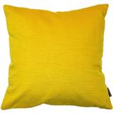 Paoletti Munich Ribbed Corduroy Complete Decoration Pillows Yellow