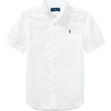 Short Sleeves Shirts Children's Clothing Ralph Lauren Junior Oxford Short Sleeve Shirt - White