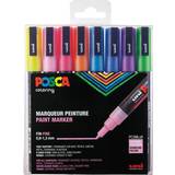 Uni Posca PC-3ML Fine Bullet Sparkling Colors 8-pack