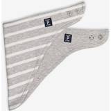 Drool Bibs on sale Polarn O. Pyret Stripe Baby Bib Grey Stripes One x Size