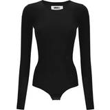 Men Bodysuits MM6 Maison Margiela Techno Jersey Bodysuit - Black