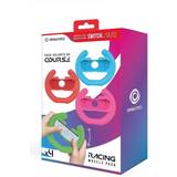 Blue Game Controllers ONIVERSE Pack of 4 Racing wheel controller holders Blue/Red/Green/Pink