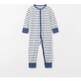 Polarn O. Pyret Striped Kids Sleepsuit Blue 2-4y x 98/104