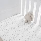 Silentnight Safe Nights Cot Bed Fitted Sheet, Stars, Pack