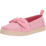 Toms Alpargata Carnation Pink Twill Glimmer/bow Canvas Shoe, Pink, Younger