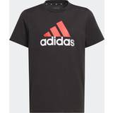 Red Tops adidas T-Shirt Kinder schwarz/rot mit grossem Logo