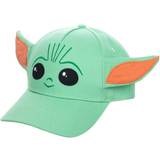 Star Wars Hats Fancy Dress BioWorld Grogu Star Wars Adult Green Face Adjustable Hat