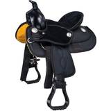 Horse Saddles on sale Tough-1 Eclipse Synthetic Barrel Saddle Package
