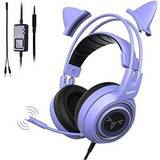 Somic Gaming Headset Headphones Somic G951S Purple Stereo Xbox