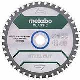 Metabo Saw Blades Power Tool Accessories Metabo SteelCutClassic 165x20 40FZFA/FZFA 4° /b, 628651000
