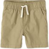 The Children's Place Baby Pull On Jogger Shorts - Flax
