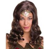 Super Heroes & Villains Long Wigs Fancy Dress Wonder Woman Adult Wig Costume