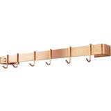 Hooks & Hangers Enclume Copper Rack Utensil Bar with Copper Hook & Hanger