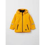 Polyurethane Jackets Polarn O. Pyret Recycled Waterproof Kids Shell Jacket Yellow 3-4y x