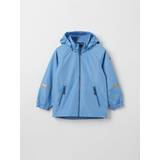 Polarn O. Pyret Lightweight Waterproof Kids Shell Jacket Blue 9-10y x