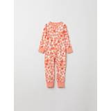 12-18M Pyjamases Polarn O. Pyret Cotton Flower Print Kids Sleepsuit Pink 2-4y x 98/104