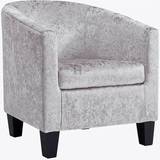 Silver Armchairs GRS Audrey Accent Bucket Tub Armchair