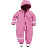 Pink Soft Shell Overalls Playshoes kinder softshell-overall pink