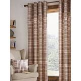 Turquoise Curtains Catherine Lansfield Tweed Woven Check