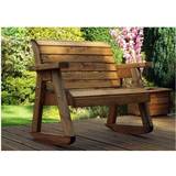 Benches Kid's Room Charles Taylor Little Fella's Bench Rocker, Wooden Garden Furniture - W93 Fully Assembled