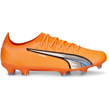 Fabric Football Shoes Puma Ultra Ultimate FG/AG M - Ultra Orange/White/Blue Glimmer