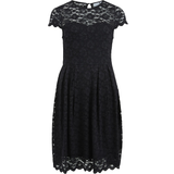 Elastane/Lycra/Spandex - Knee Length Dresses Vila Kalila Cocktail Dress - Black