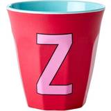 Rice Pinkish Colors Melamine Alphabet Cup Z Z