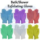 Scented Exfoliating Gloves Athena exfoliating gloves skin body bath shower loofah scrub massage spa