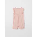 Press-Studs Playsuits Children's Clothing Polarn O. Pyret Ruffled Baby Romper Pink 9-12m x