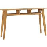 Teaks Console Tables vidaXL Solid Teak Wood Console Table