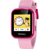 Kids smart watch Tikkers Full Display Pink Silicone Strap Smart Watch, One
