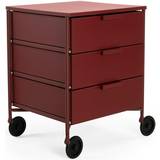 Purple Chest of Drawers Kartell Rollcontainer Mobil Mat Plum Kommode