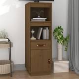 VidaXL Storage Cabinets on sale vidaXL Honey brown Solid Wood Pine Sideboard Storage Cabinet