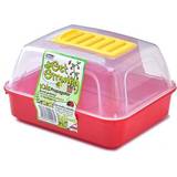 Whitefurze Kids Propagator Plastic Red With Clear Lid