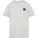 Stone Island Men T-shirts & Tank Tops Stone Island Patch Logo T-shirt - White