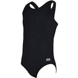 Padded Children's Clothing Zoggs Girl's Cottesloe Sportsback Swimsuit - Black