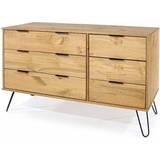 Red Chest of Drawers Core Products Augusta 3 plus Chest of Drawer