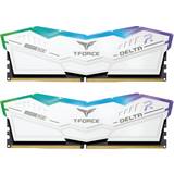 TeamGroup DDR5 RAM Memory TeamGroup T-Force Delta RGB White DDR5 6600MHz 2x16GB (FF4D532G6600HC34DC01)