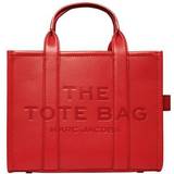 Red Totes & Shopping Bags Marc Jacobs The Leather Medium Tote Bag - True Red