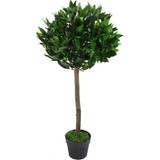 Leaf 3ft Plain Trunk Artificial Topiary Bay Ball Christmas Tree